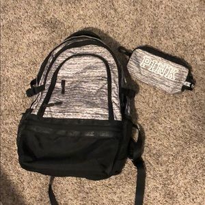 PINK backpack and pencil pouch